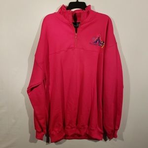 Disney world originals long 3/4 zip hoodie